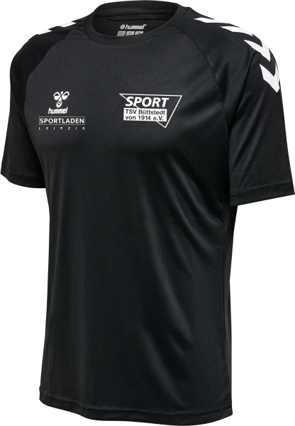 Kinder Trainingsshirt TSV1914 - Hummel Core XK Poly Shirt - Black